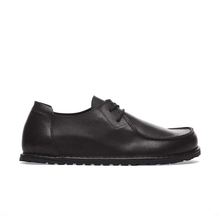 Birkenstock Utti Lace Black Grained Leather side view