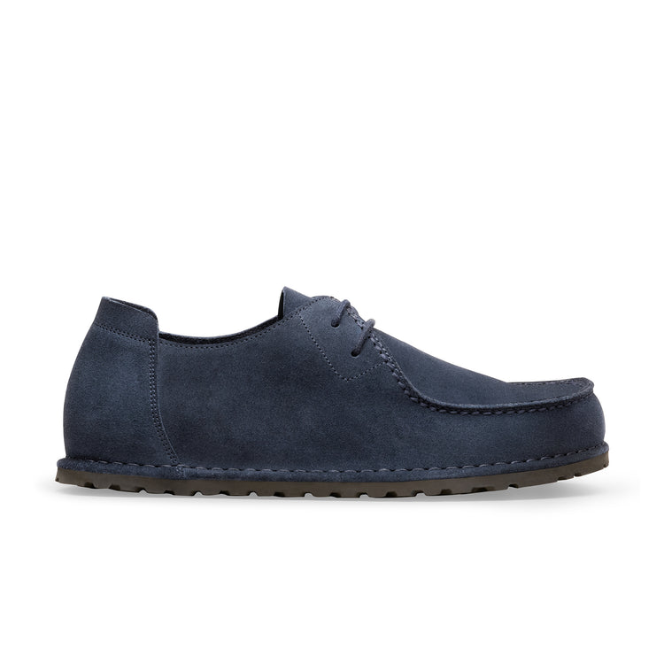 Birkenstock Utti Lace New Navy Suede Leather side view