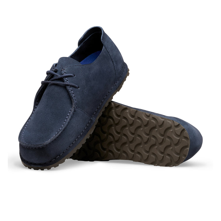 Birkenstock Utti Lace New Navy Suede Leather sole view