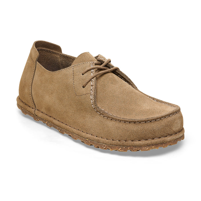 Birkenstock Utti Lace Grey Taupe Suede Leather 