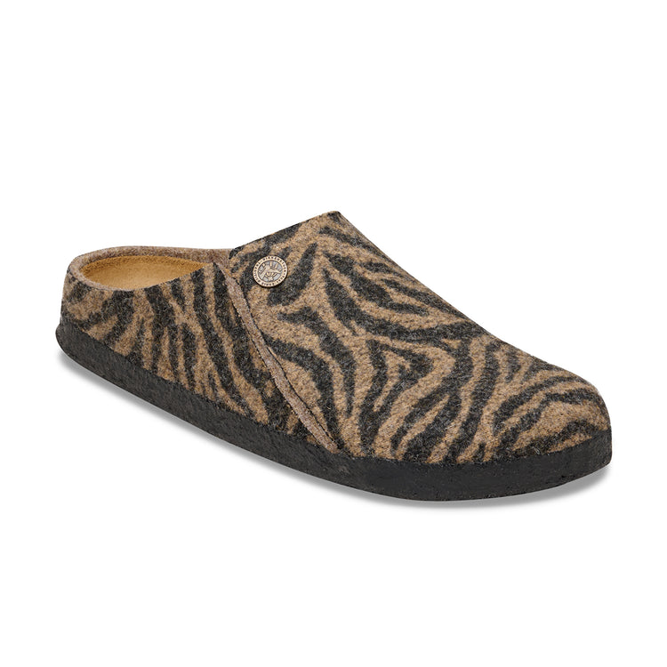Birkenstock Zermatt Zebra Toffee Melange Wool Felt