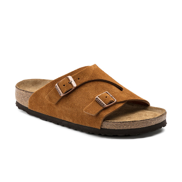 Birkenstock Zurich Soft Footbed Mink Suede Leather