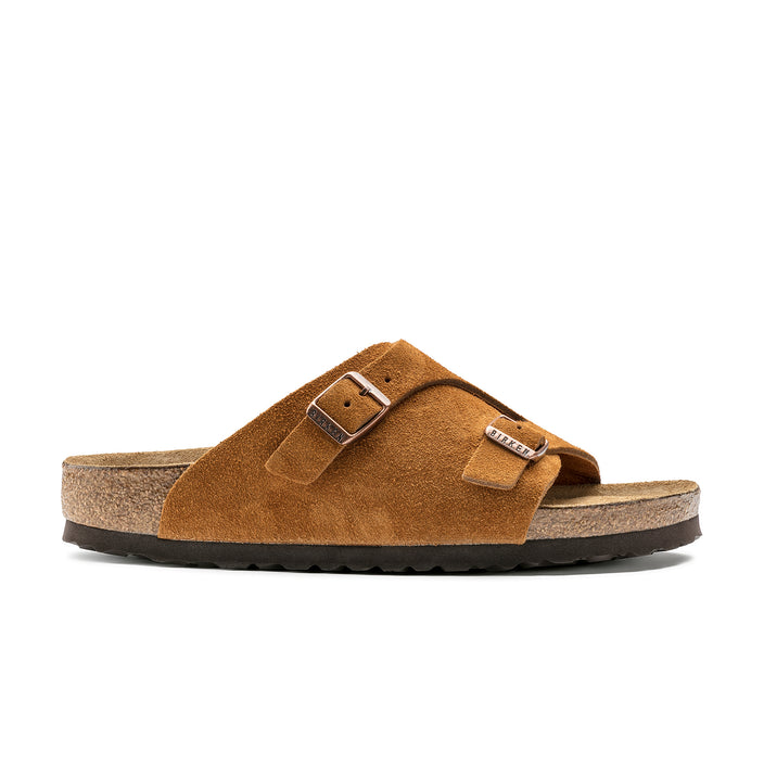 Birkenstock Australia Zurich SFB Mink Suede Leather side view