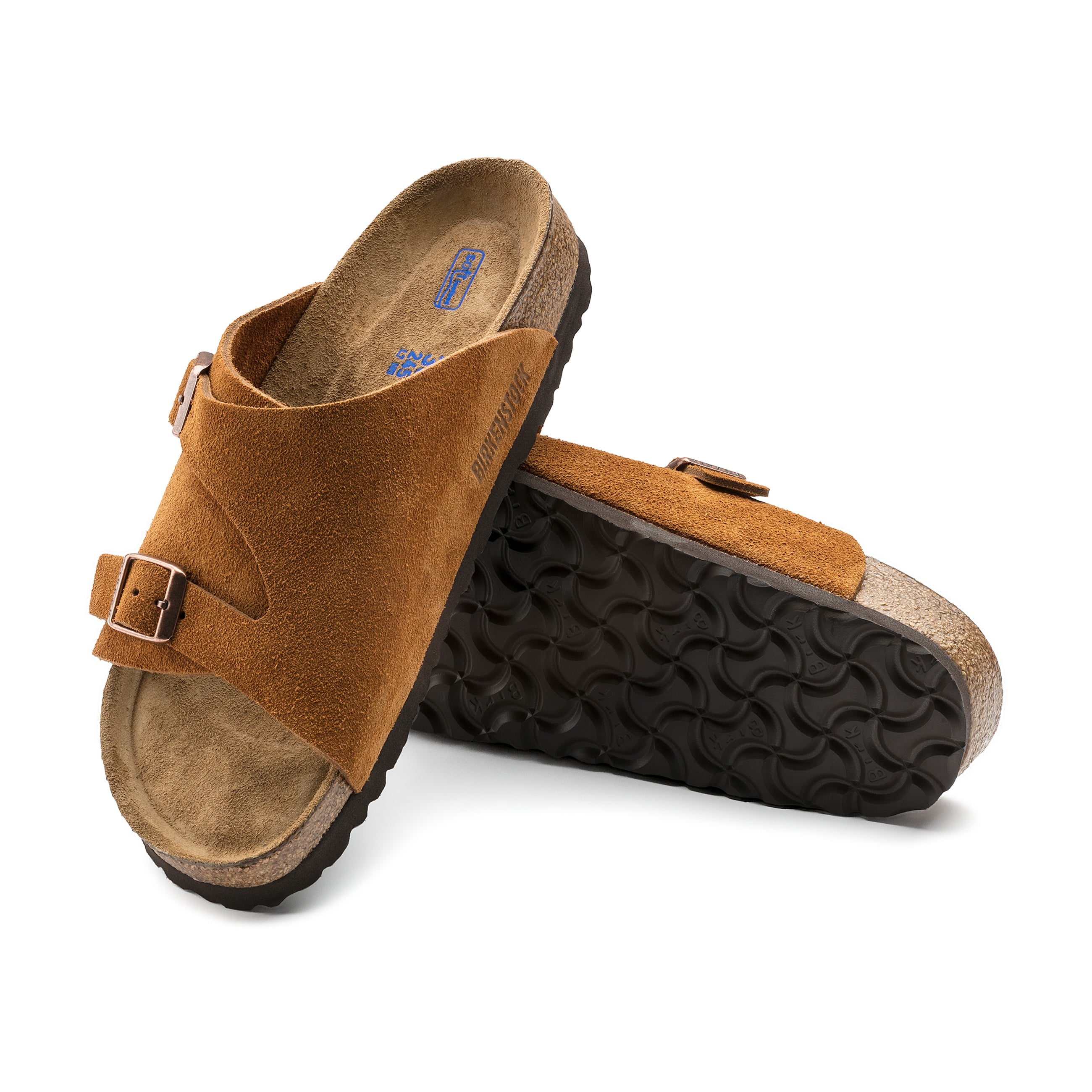 Birkenstock Zurich Soft Footbed Mink Suede Leather