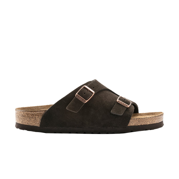 Birkenstock Zurich Soft Footbed Mocca Suede Leather