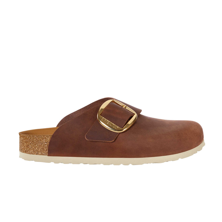 Basel Big Buckle Cognac Natural Leather