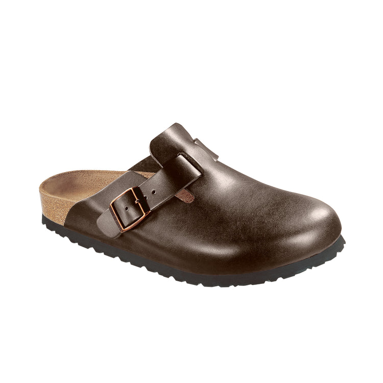 birkenstock boston dark brown