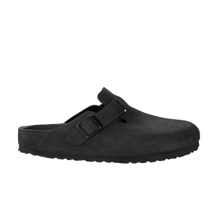 Boston Exquisite Black Nubuck Leather