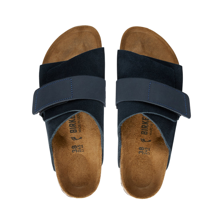 Kyoto Navy Suede Leather