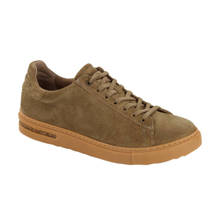 Bend Khaki Suede Leather