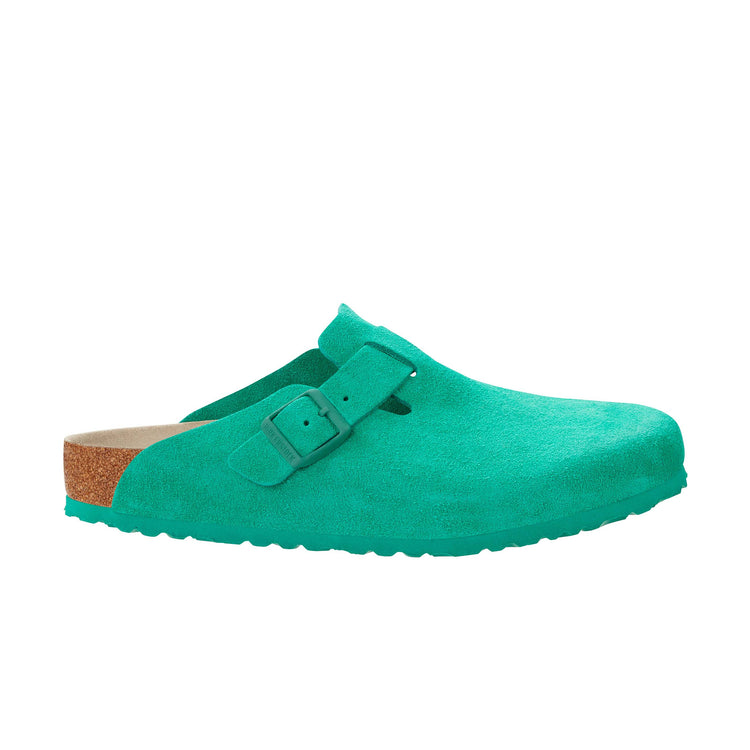Boston Bold Green Suede Leather