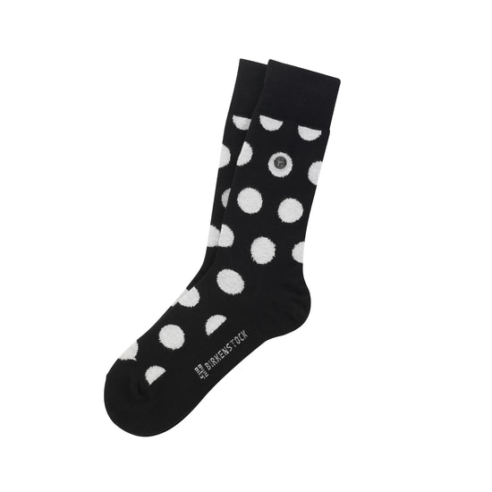 Birkenstock Amsterdam Black/Ecru Cotton Socks