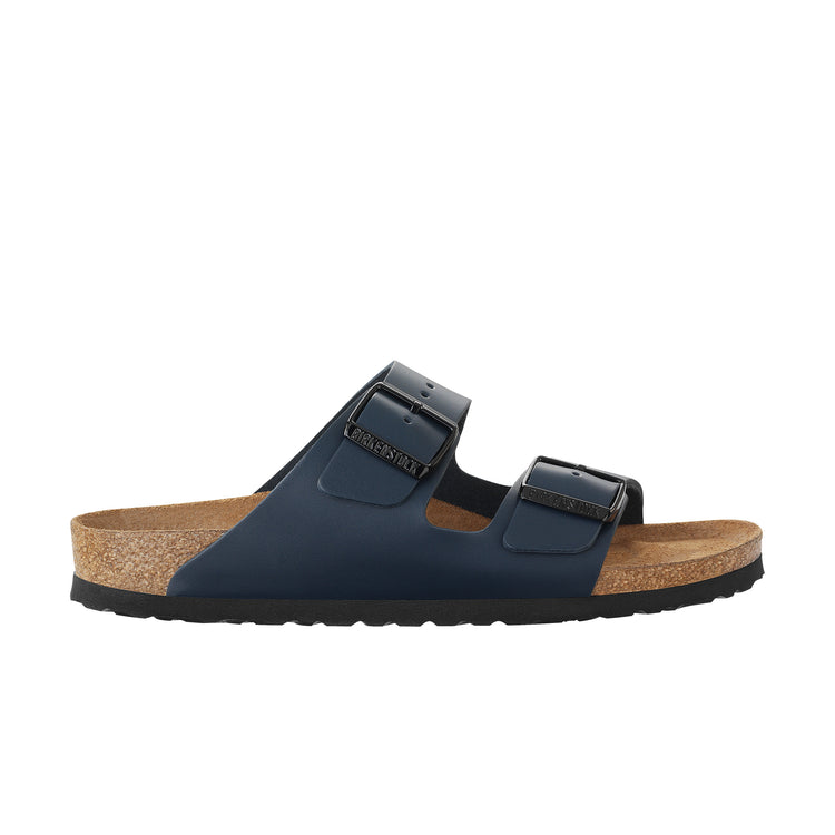 Birkenstock Arizona Blue Smooth Leather side view
