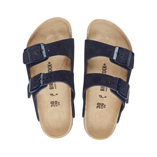 Birkenstock Arizona Kids Midnight Suede Leather top view