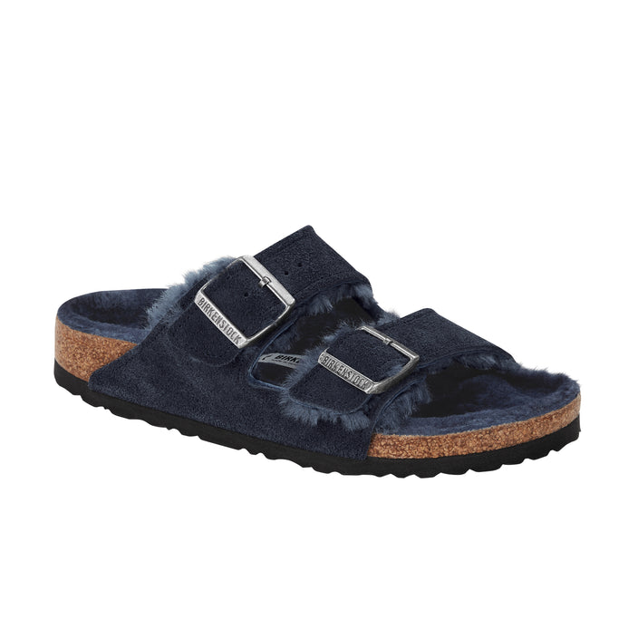 Birkenstock Arizona Midnight Suede Leather/Shearling