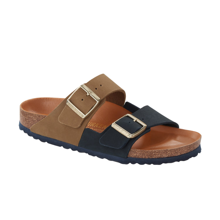 Birkenstock Arizona Split Midnight/Mud Green Nubuck Leather