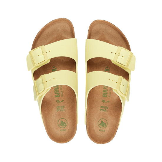 Birkenstock Arizona Vegan Popcorn BirkiBuc top view