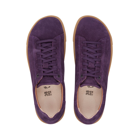 Birkenstock Bend Dark Berry Suede Leather top view