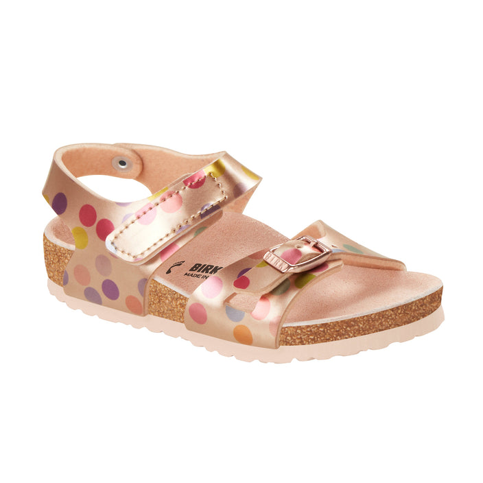 Birkenstock Colorado Kids Birko Flor Electric Metallic Dots Copper