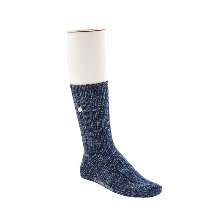 Birkenstock Cotton Twist Blue Socks Womens