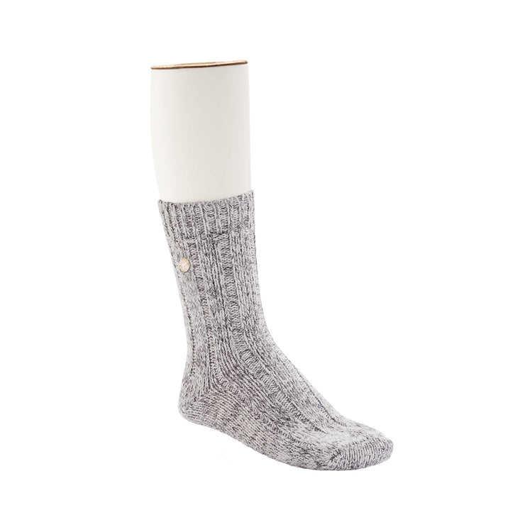 Birkenstock Cotton Twist Light Grey Socks Womens