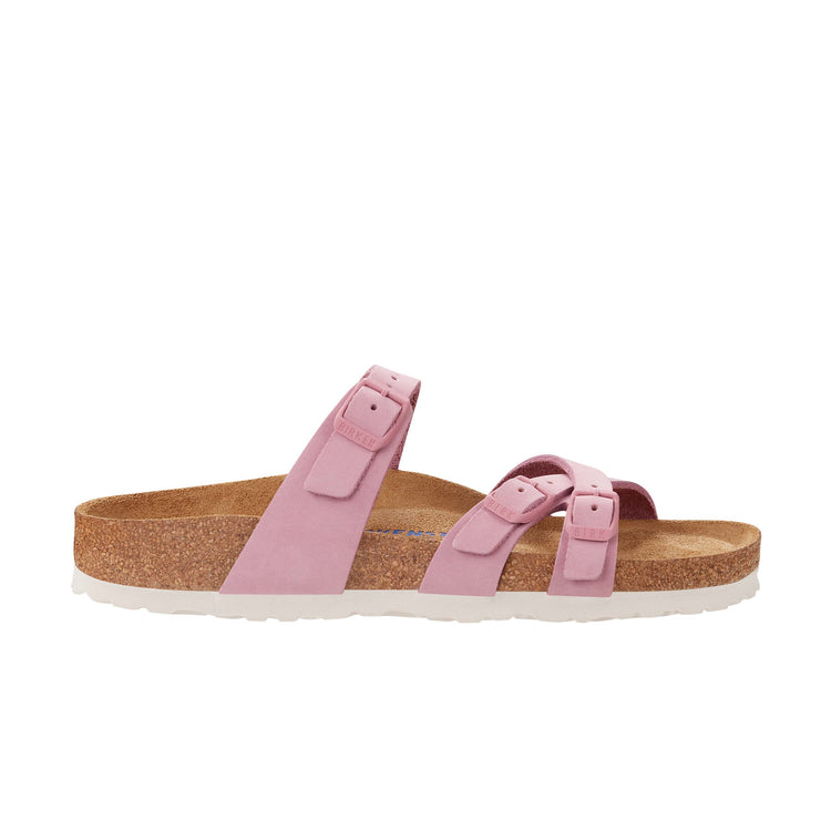 Birkenstock Franca Soft Footbed Orchid Nubuck Leather side view