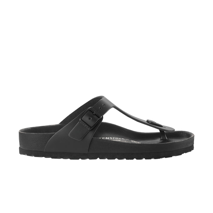 Birkenstock Gizeh Black Exquisite Smooth Leather side view