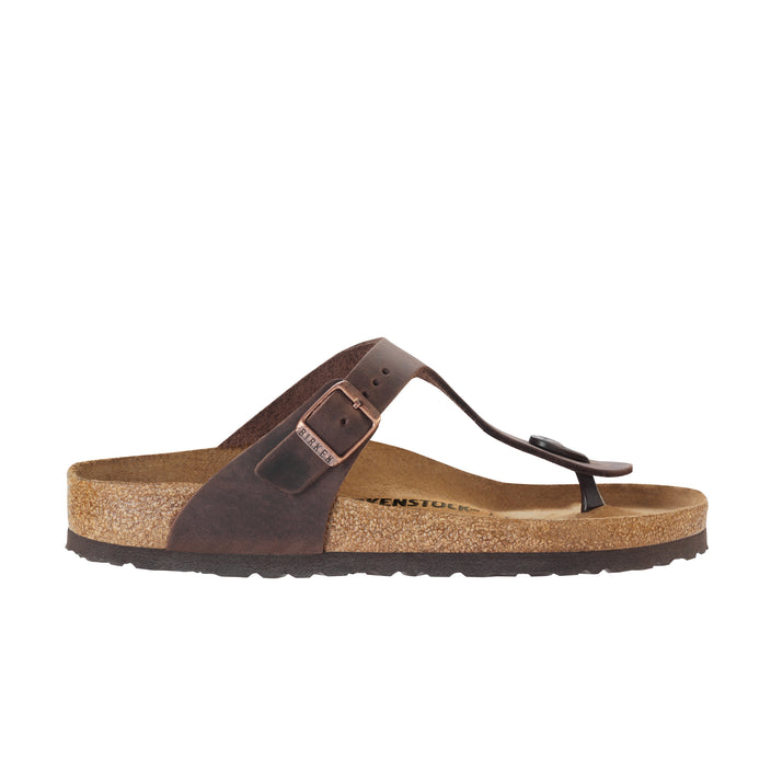 Birkenstock Gizeh Habana Oiled Leather side view