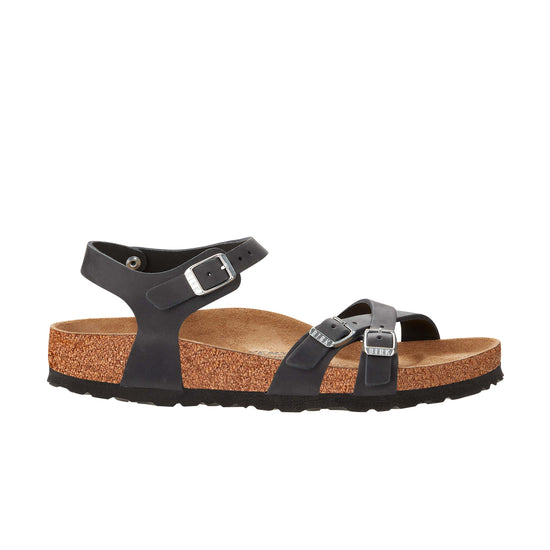 Birkenstock Kumba Black Oiled Leather side view