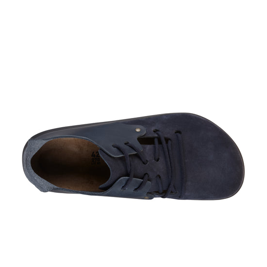 Birkenstock Montana Night Blue Natural/Suede Leather top view