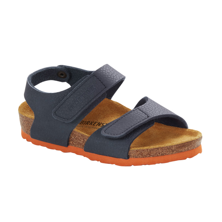 Birkenstock Palu Kids Desert Soil Blue/Orange Birko-Flor