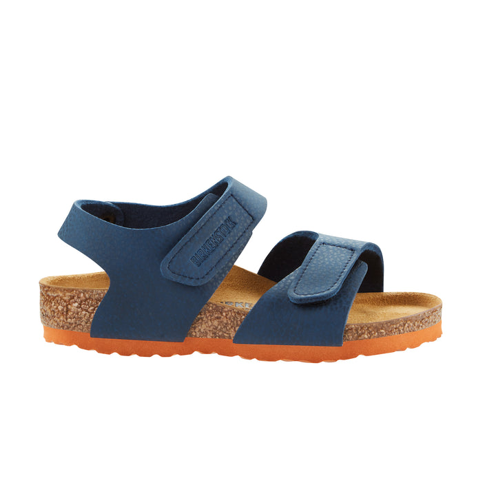 Birkenstock Palu Kids Desert Soil Blue/Orange Birko-Flor side view