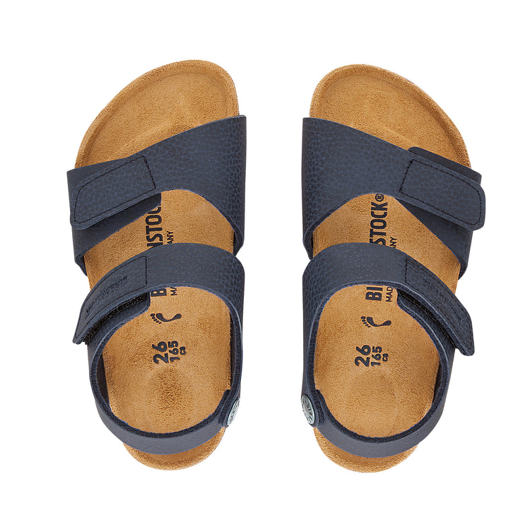 Birkenstock Palu Kids Desert Soil Blue/Orange Birko-Flor top view