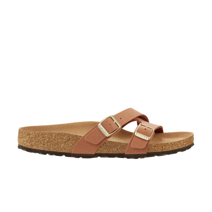 Birkenstock Yao Earthy Vegan Pecan BirkiBuc side view